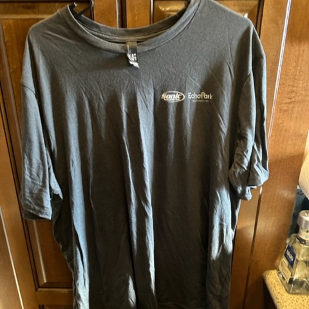 Men's Perfect Tri District Sonic & Echo Park Automotive 2XL Grey T-Shirt